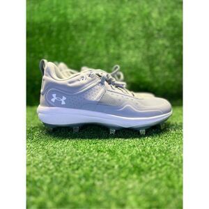 UNDER ARMOUR  Glyde Metal Softball Cleats Women’s 6.5 Grey 3024328-105 NEW